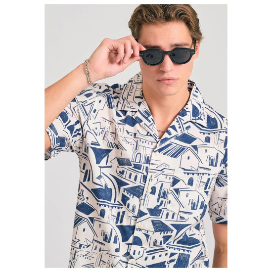 Funky Buddha Ανδρικό πουκάμισο Funky Buddha Ανδρικό πουκάμισο